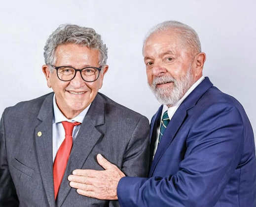 Candidato a prefeito de Camaçari Luiz Caetano (PT) foi a Brasília para encontro com o presidente Lula (Foto: Reprodução)