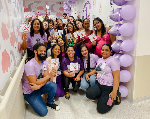 A iniciativa reforça o compromisso da Maternidade Regional de Camaçari em oferecer uma assistência humanizada (Foto: Mallu Silva/FESF-SUS)