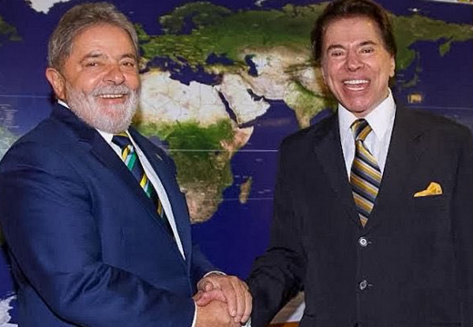 Presidente Luís Inácio e Silvio Santos (Foto: Reprodução)