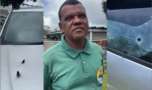 Apesar do susto, ninguém ficou ferido (Foto: Reprodução/Redes Sociais)