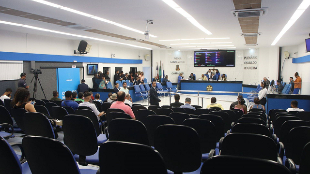 Plenário da Câmara Municipal (Foto: Reprodução)