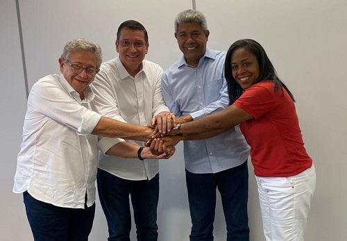Caetano agradeceu o apoio de Oswaldinho e defendeu a união da população em prol do município - Foto: Divulgação