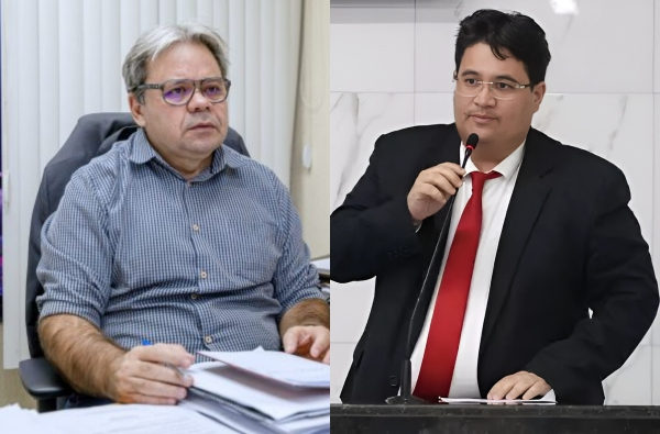 Hindemburgo Santos Teles e o Vereador Tagner Oliveira Cerqueira (Foto: Redação CFF)