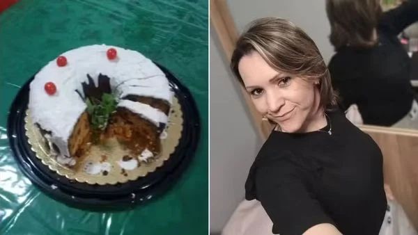 Deise Moura dos Anjos é suspeita de envenenar farinha usada no bolo (Foto: Reprodução)