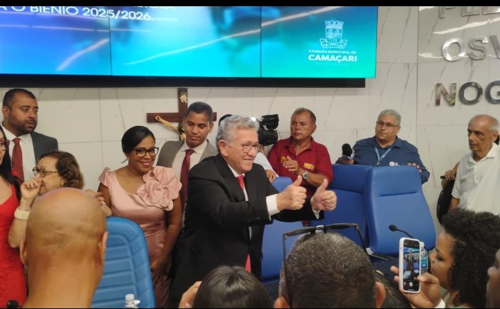 Em um discurso emocionado, Luiz Caetano convocou a união de todos os setores da sociedade para enfrentar os desafios da cidade. Foto: CFF/Marcelo Franco