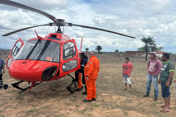 Em Andorinha, o Corpo de Bombeiros está analisando os estragos provocados pelo excesso de água (Foto: Divulgação/Gov-BA)