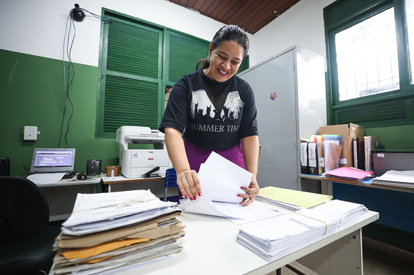 Processo pode ser feito de modo remoto ou direto na unidade escolar desejada (Foto: Patrick Abreu)