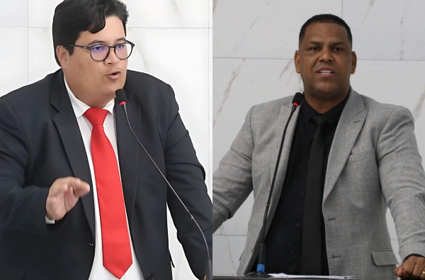 Os vereadores Tagner Cerqueira (PT) e Dudu do Povo (União Brasil) - Fotomontagem CFF/Divulgação