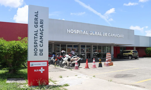 Hospital Geral de Camaçari (HGC) (Foto: Patrick Abreu/Destque 1)