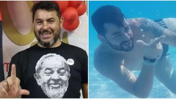 À esquerda, o assassinado, e à direita, o assassino. O Ministério Público informou que analisará a decisão para avaliar as medidas cabíveis. Foto: Divulgação