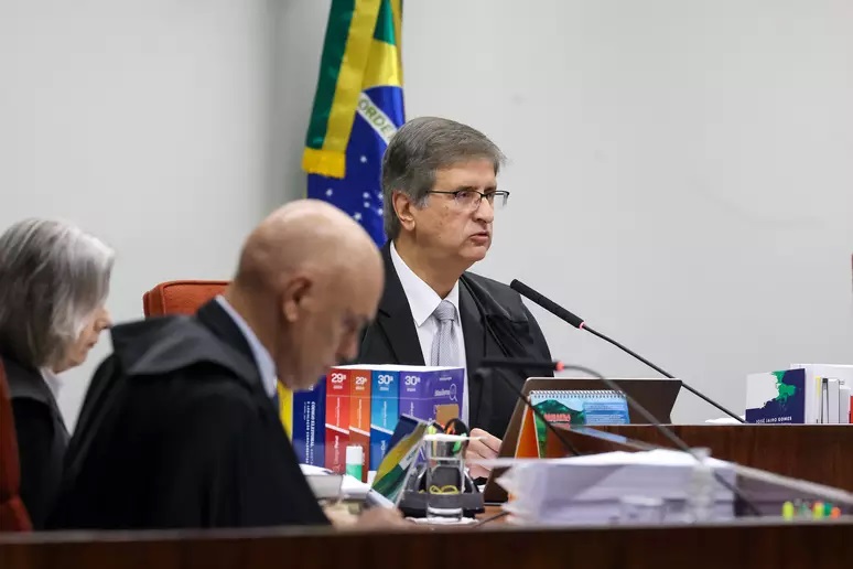Procurador-Geral da República, Dr. Paulo Gustavo Gonet Branco, em julgamento da denúncia do núcleo 1. Foto: Gustavo Moreno/STF
