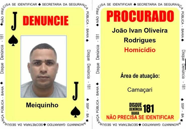 João Ivan Oliveira Rodrigues, 32 anos, conhecido como 'Meiquinho' (Foto: Divulgação/SSP-BA)