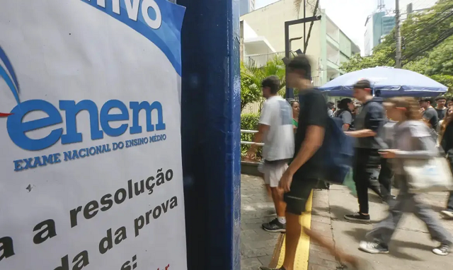 Isenção da taxa de inscrição deve ser solicitada exclusivamente pela Página do Participante (Foto: © Paulo Pinto/Agência Brasil)