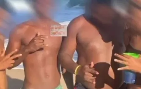 Essas simbologias estão ligadas ao Comando Vermelho e Bonde do Maluco (Foto: Reprodução/Redes Sociais)
