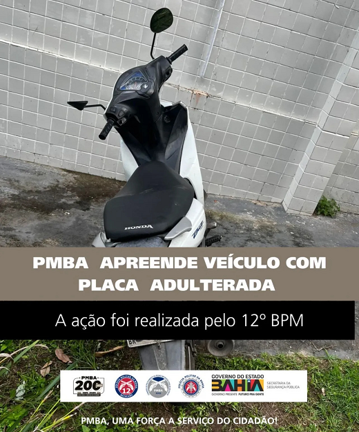 (Foto: Reprodução/Instagram @12bpmcamacari) (Foto: Reprodução/Instagram @12bpmcamacari)