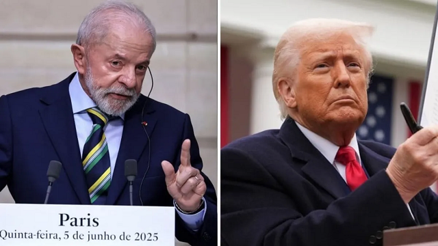 Presidente Lula (PT) e presidente dos Estados Unidos, Donald Trump (Foto: Christophe Petit Tensson e Andrew Harnik/AFP) Presidente Lula (PT) e presidente dos Estados Unidos, Donald Trump (Foto: Christophe Petit Tensson e Andrew Harnik/AFP)
