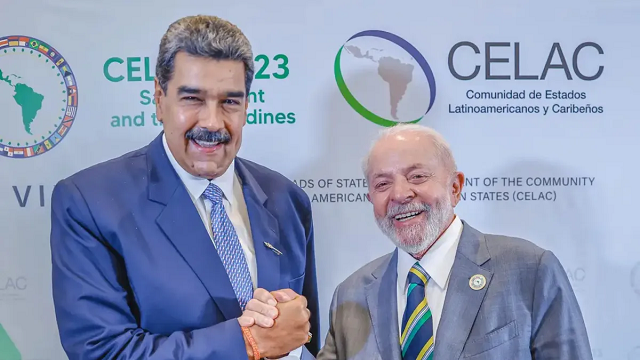 Lula ao lado de Nicolás Maduro, presidente da Venezuela (Foto: Ricardo Stuckert/PR) Lula ao lado de Nicolás Maduro, presidente da Venezuela (Foto: Ricardo Stuckert/PR)