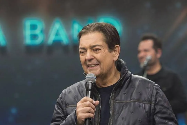 Faustão segue internado (Foto: Reprodução/Band TV)