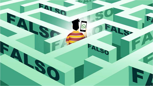 Polarização, uso generalizado do WhatsApp e Judiciário pego de surpresa ajudaram na disseminação de notícias falsas no Brasil (Foto: Ilustração Brum | BBC News Brasil)
