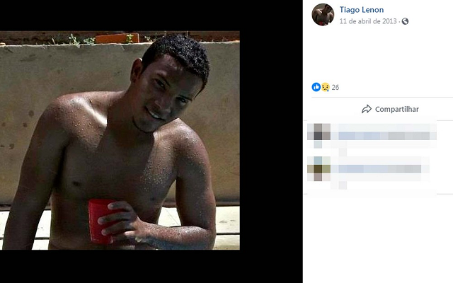 Tiago Lenon morreu após ter 95% do corpo queimado em incêndio na garagem de Candeias (Foto: Reprodução | TV Bahia) Tiago Lenon morreu após ter 95% do corpo queimado em incêndio na garagem de Candeias (Foto: Reprodução | TV Bahia)