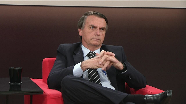 Bolsonaro declarou ao jornal israelense Israel Hayom que planejava transferir a embaixada brasileira em Israel (Foto: Reprodução)