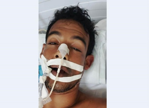 O enfermeiro é Edcarlos Alves Mota que foi socorrido pelo Samu na última segunda-feira (Foto: Divulgação) O enfermeiro é Edcarlos Alves Mota que foi socorrido pelo Samu na última segunda-feira (Foto: Divulgação)
