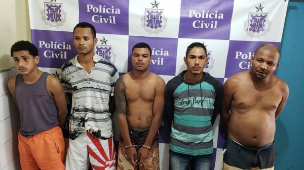 Presos faziam parte de duas facções criminosas que atuam no município (Foto: Alberto Maraux | Divulgação | SSP-BA) Presos faziam parte de duas facções criminosas que atuam no município (Foto: Alberto Maraux | Divulgação | SSP-BA)