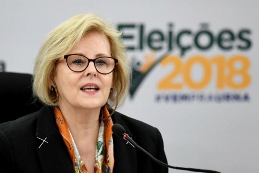 Rosa Weber, presidente do TSE, será uma das autoridades presentes na coletiva à tarde (Foto: Reprodução) Rosa Weber, presidente do TSE, será uma das autoridades presentes na coletiva à tarde (Foto: Reprodução)