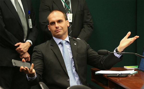 Deputado federal Eduardo Bolsonaro (PSL-RJ), filho do presidente eleito Jair Bolsonaro (Foto: Fabio Rodrigues Pozzebom | Agência Brasil | Arquivo)