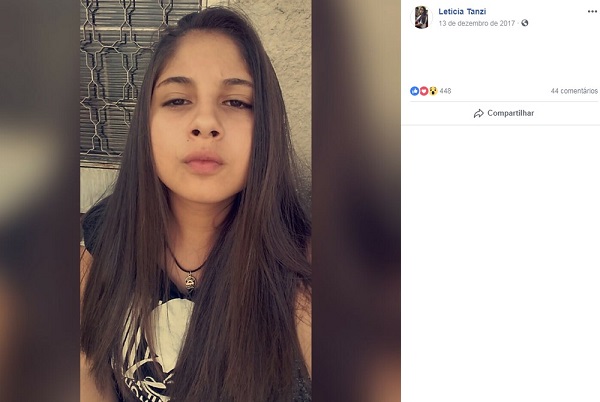 Jovem foi morta a facadas pelo pai em São Roque (Foto: Facebook | Reprodução) 