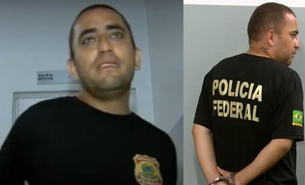 Cléber, que foi preso em flagrante com uma camisa semelhante a de agentes da Federal, confirmou ter ido a Brumadinho e se passado por policial (Foto: Reprodução) Cléber, que foi preso em flagrante com uma camisa semelhante a de agentes da Federal, confirmou ter ido a Brumadinho e se passado por policial (Foto: Reprodução)