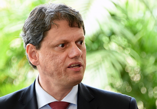 O futuro ministro Tarcisio Gomes de Freitas na sede do governo de transição em Brasília (Foto: Evaristo Sá | AFP) O futuro ministro Tarcisio Gomes de Freitas na sede do governo de transição em Brasília (Foto: Evaristo Sá | AFP)