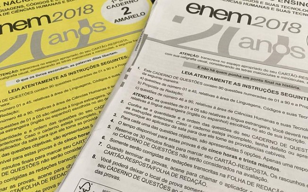 Em 2018, ao todo, 55 estudantes obtiveram nota mil. Na outra ponta, o número de redações nota zero caiu para menos da metade de 2017 (Foto: Reprodução) Em 2018, ao todo, 55 estudantes obtiveram nota mil. Na outra ponta, o número de redações nota zero caiu para menos da metade de 2017 (Foto: Reprodução)