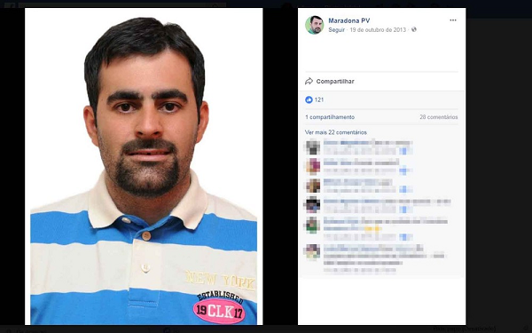 Presidente da Câmara, conhecido como Maradona, foi preso em operação (Foto: Reprodução | Facebook) Presidente da Câmara, conhecido como Maradona, foi preso em operação (Foto: Reprodução | Facebook)