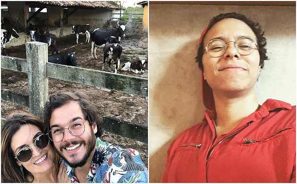 O deputado federal Túlio Gadêlha e a namorada, a apresentadora Fátima Bernardes (Foto: Reprodução)