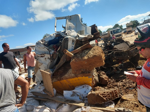 Acidente em Seabra, na Chapada Diamantina (Foto: Nilson Santos | Blog Liberdade Bom Sucesso)