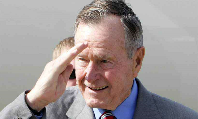 Ex-presidente George H.W. Bush faleceu 7 meses após a morte da esposa (Foto: Reprodução) Ex-presidente George H.W. Bush faleceu 7 meses após a morte da esposa (Foto: Reprodução)