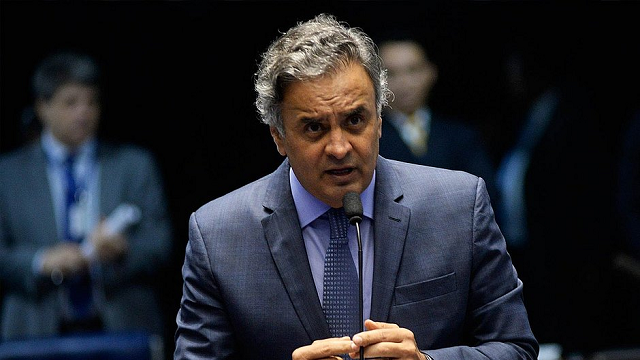 Aécio Neves (PSDB-MG), em foto de novembro de 2017 (Foto: Jefferson Rudy | Agência Senado | Arquivo)