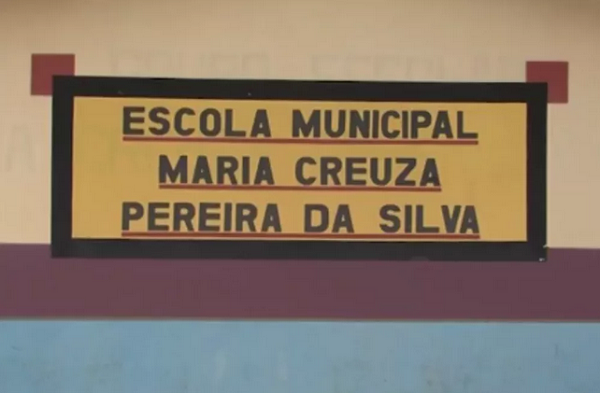 Escola Municipal Maria Creuza Pereira da Silva, em Itabuna (Foto: Reprodução | TV Santa Cruz)