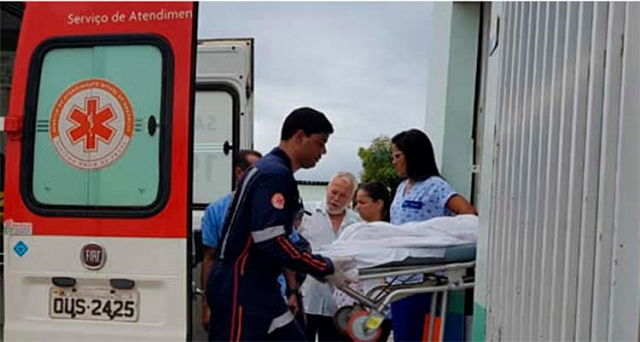 Vitor Vieira chegou a ser socorrido, mas não resistiu (Foto: Reprodução)