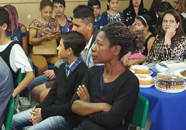 Mãe da Eloá durante o prêmio (Foto: Reprodução | Rede Social) Mãe da Eloá durante o prêmio (Foto: Reprodução | Rede Social)