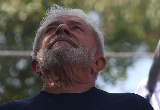Ex-presidente Luiz Inácio Lula da Silva no dia de sua prisão, em abril. (Foto: Rahel Patrasso | Xinhua) Ex-presidente Luiz Inácio Lula da Silva no dia de sua prisão, em abril. (Foto: Rahel Patrasso | Xinhua)