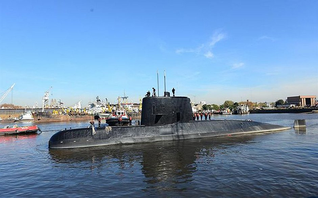 O submarino ARA San Juan, que desapareceu há um ano e um dia (Foto: Divulgação | Arquivo | Marinha da Argentina) O submarino ARA San Juan, que desapareceu há um ano e um dia (Foto: Divulgação | Arquivo | Marinha da Argentina)