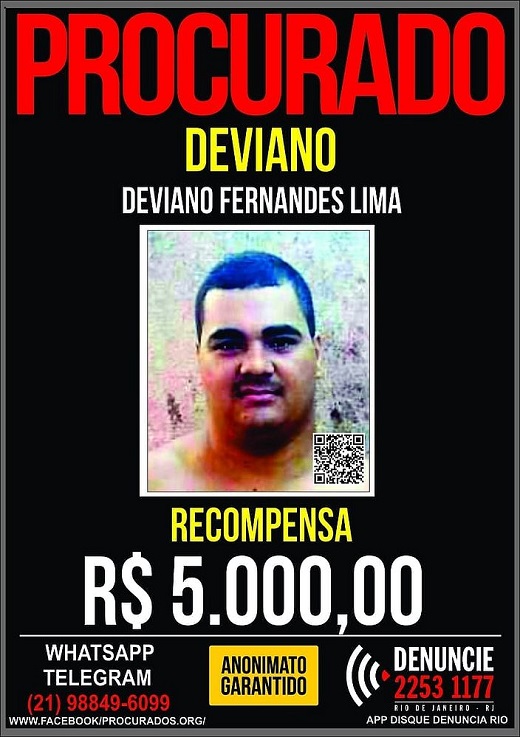 Foragido é integrante da lista dos bandidos mais procurados (Foto: Divulgação | SSP-BA)