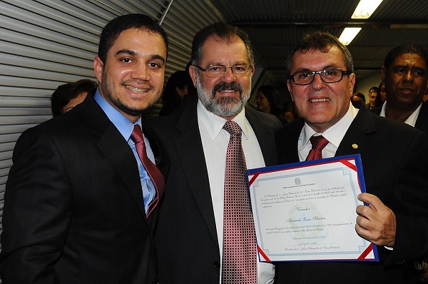 Michel, o deputado Marcelo Nilo e Arnando Lessa (Foto: Reprodução) Michel, o deputado Marcelo Nilo e Arnando Lessa (Foto: Reprodução)