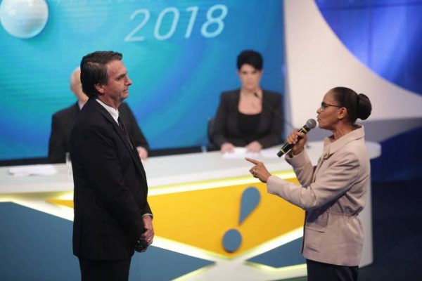 Presidente do PSL confirmou que Bolsonaro não quer mais participar dos debates na TV.(Foto: Marina enquadra Bolsonaro) Presidente do PSL confirmou que Bolsonaro não quer mais participar dos debates na TV.(Foto: Marina enquadra Bolsonaro)