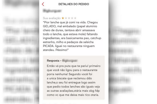 Professora foi ofendida após avaliar lanchonete de Sorocaba (Foto: Arquivo pessoal | Bárbara Silva) Professora foi ofendida após avaliar lanchonete de Sorocaba (Foto: Arquivo pessoal | Bárbara Silva)