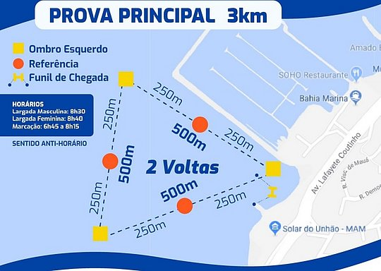Mapa da prova disputada por Walter (Foto: Divulgação) Mapa da prova disputada por Walter (Foto: Divulgação)