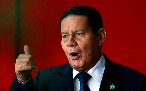 Vice-presidente Hamilton Mourão (Foto: Reprodução) Vice-presidente Hamilton Mourão (Foto: Reprodução)