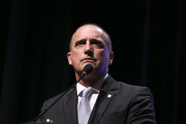 O ministro-chefe da Casa Civil, Onyx Lorenzoni, reuniu-se com o presidente hoje (5) no Palácio da Alvorada (Foto: Reprodução)